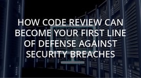 Server room with code running