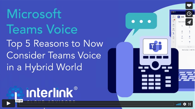 view on demand Webinar Microsoft Teams Voice