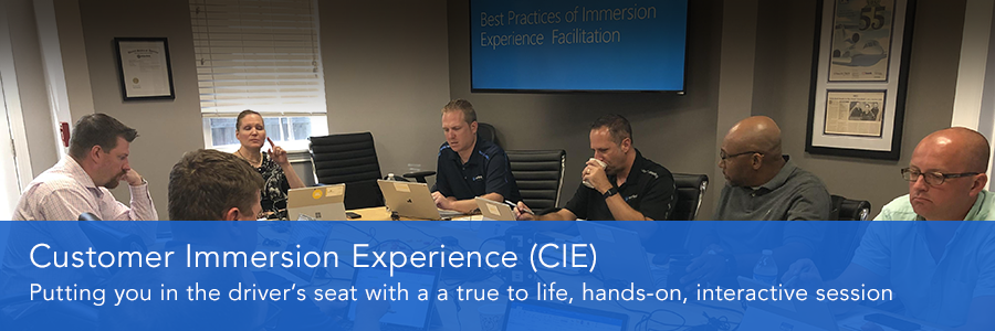 What is a Customer Immersion Experience (CIE)?