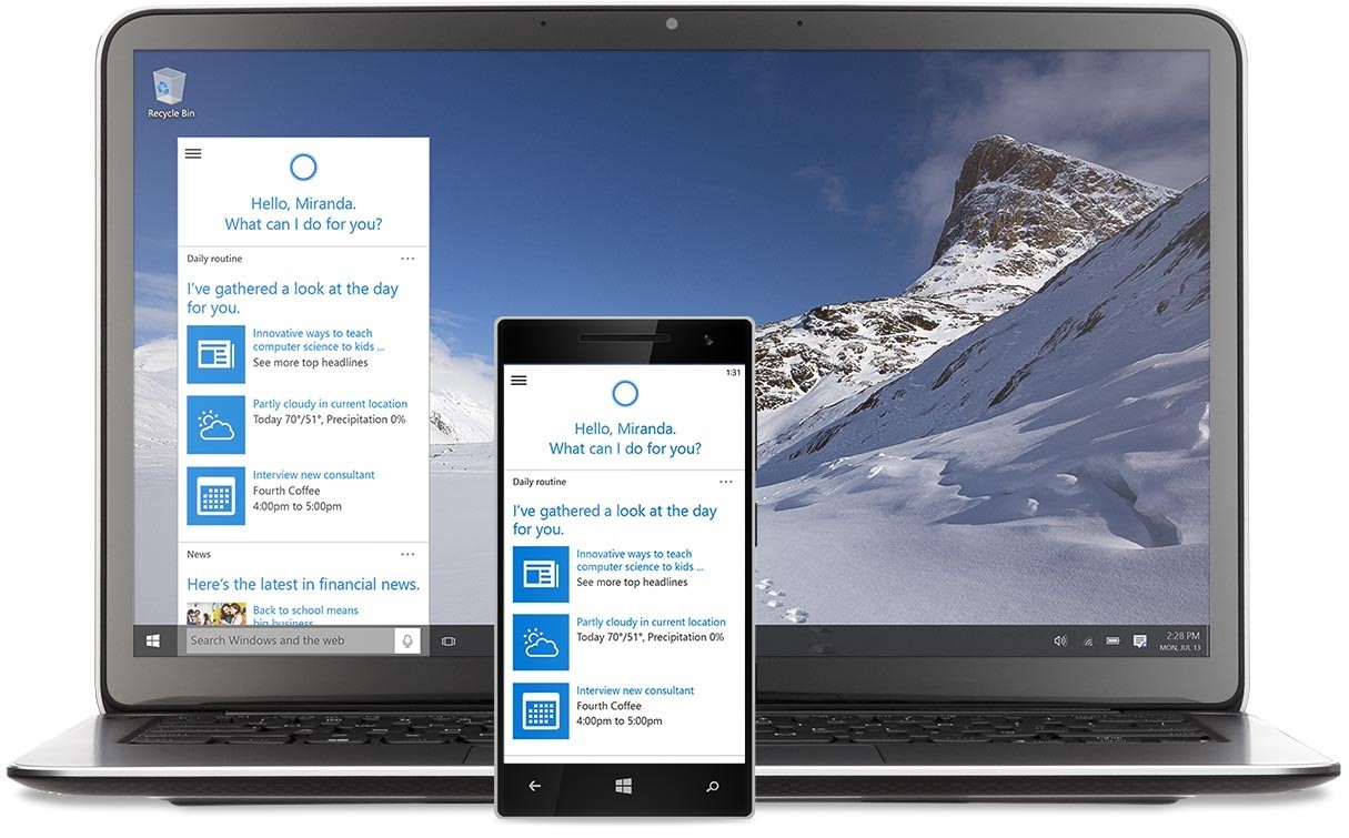 New Microsoft Windows 10 available July 29th!