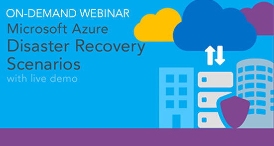 Microsoft Azure disaster recovery webinar