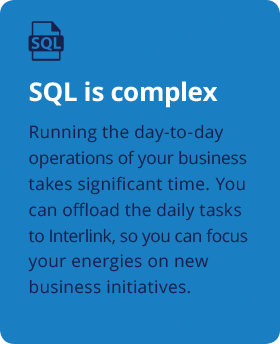 SQL is complex